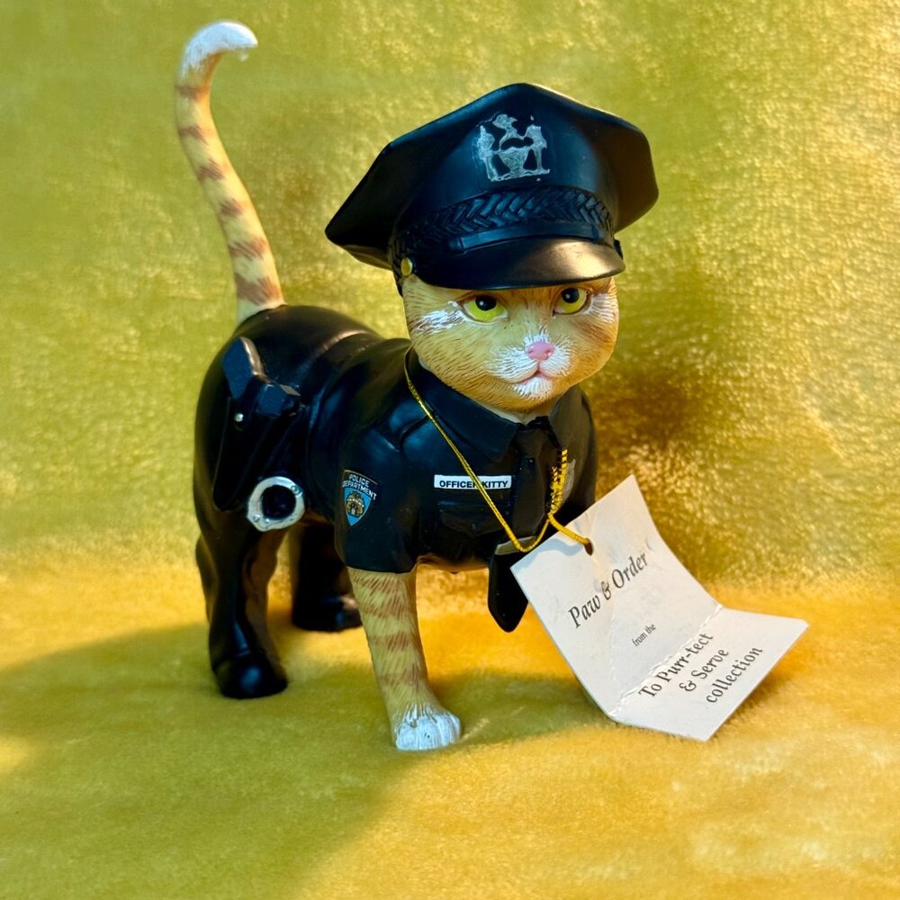 Paw & Order ~ The Purr-tect & Serve Collection HAMILTON COLLECTION # 6247